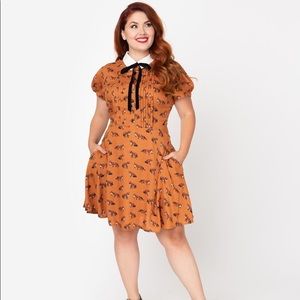 ModCloth Hell Bunny Surprise Party Vixen Fox Dress